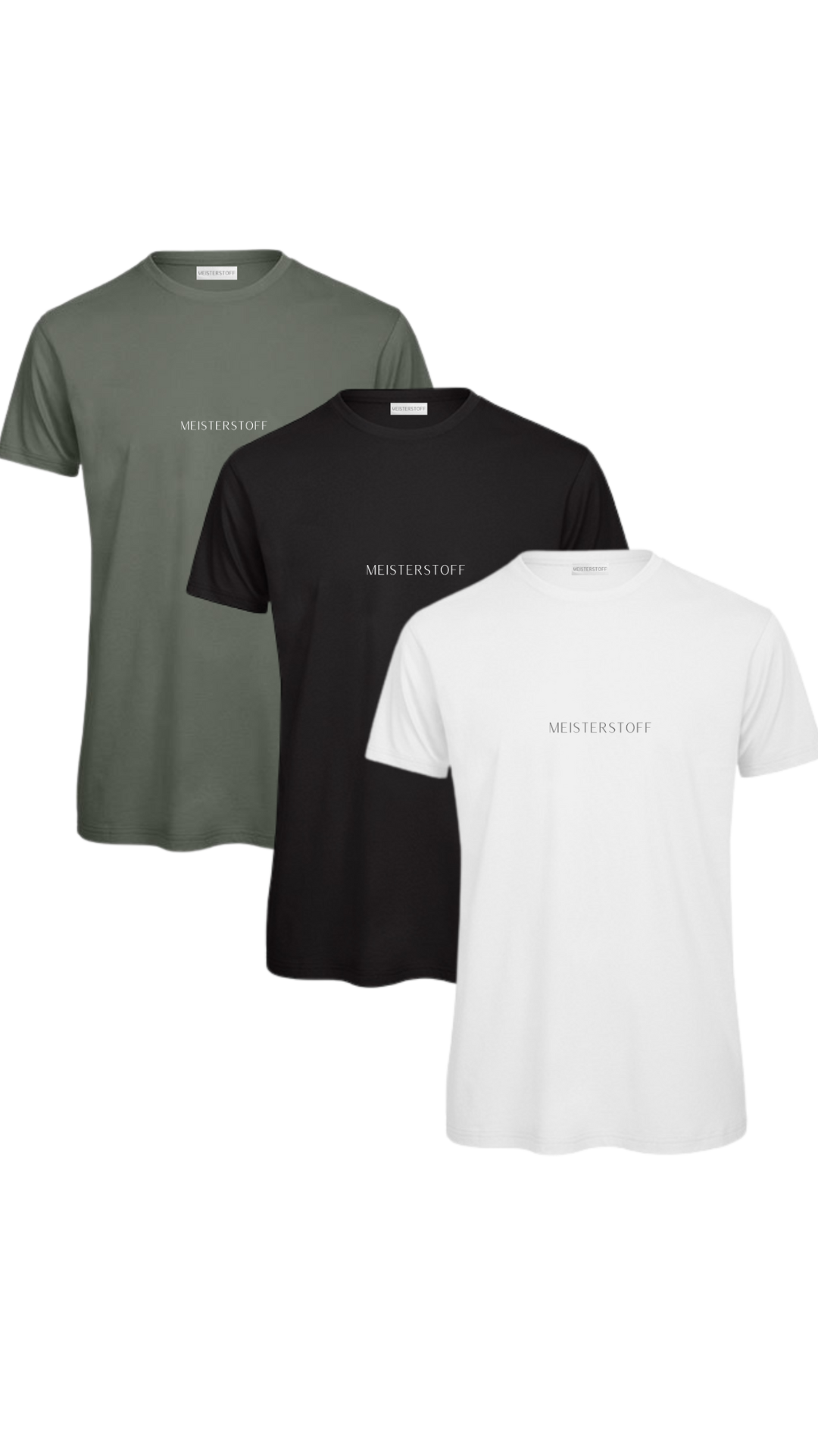 3 Pack Meisterstoff Work T-Shirt - Mein Shop